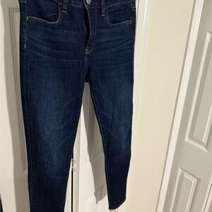 American Eagle Outfitters Dark Blue Women's Skinny Jeans